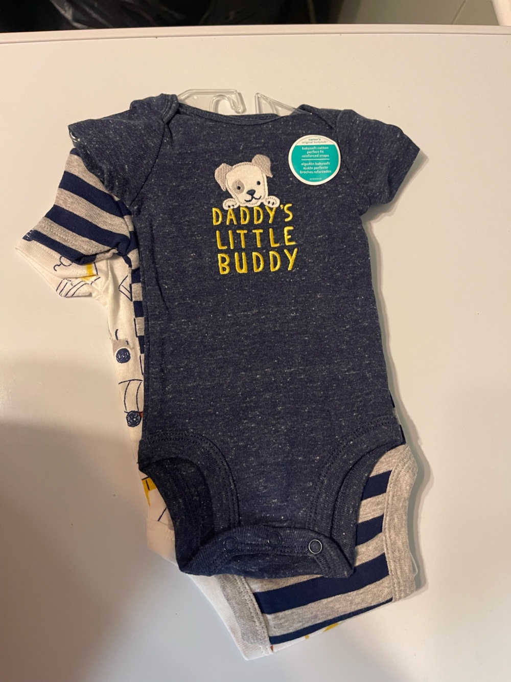 NWT -3 piece child of mine onesies.